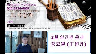 2024년 3월 정묘월 일간별 운세파악, 나에게 어떤운이 오나.