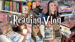 cozy reading vlog ️ lots of reading, annotating ambiance, yapping about a 5 star, & houston tornado