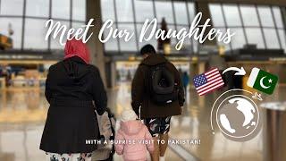  Our First Vlog! | Meet Our Daughters | With a Surprise Visit to Pakistan 