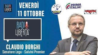  QUI PARLAMENTO - Sen. Claudio Borghi a Radio Libertà - Piano strutturale di bilancio (11/10/2024)