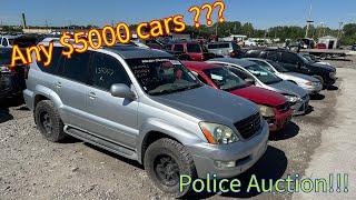 Impounded cars, what can we find on the cheap?