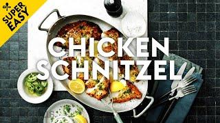 Best-ever chicken schnitzel recipe with jalapeno mayo