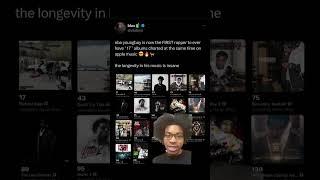#nbayoungboy first rapper ever to have 17 albums chart Apple Music 