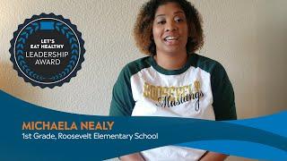 Past Winner: Let's Eat Healthy Award Honors Michaela Nealy