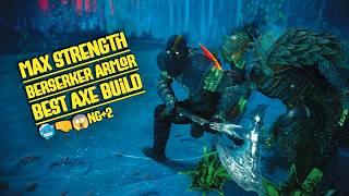 Berserker Armour Best Max Strength Axe Build  GOW Ragnarok | 4K | NG+2