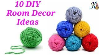 10 DIY Room Decor Ideas !!! Best Wool Craft Ideas | Best out of waste