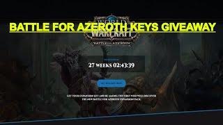 wow battle for azeroth beta keys giveaway