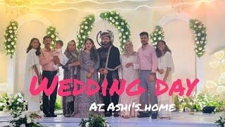 ചെക്കന്റെ വീട്ടിലെ കല്ല്യാണ ദിവസം | WEDDING DAY AT ASHI’S HOME