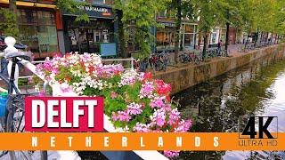 Delft, Netherlands 4K UHD Holland - Walking Tour 2023