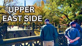  NYC  Autumn Foliage Walk - Upper East Side & Central Park