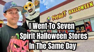 I Went To Seven Spirit Halloween Stores In The Same Day To See All New Halloween Animatronics