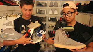 MY FRIENDS REACT TO MY ENTIRE SNEAKER COLLECTION!!