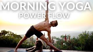 Full Body Power Yoga Morning Flow | For Upper Body Strength, Balance, & Flexibility Vinyasa