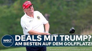 DONALD TRUMP: Diplomatie auf dem Golfplatz? So erobert man das Herz des Ex-Präsidenten!