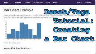 Deneb/Vega Tutorial: Creating a Bar Chart