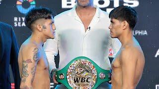 Bam Rodriguez vs Pedro Guevara • FULL WEIGH IN & FACE OFF