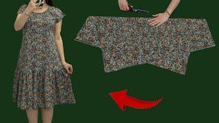 ️Amazing Sewing Idea Dresses ️All Size Sew This In 10 Minute Summer Trends Dresses So Easy Style