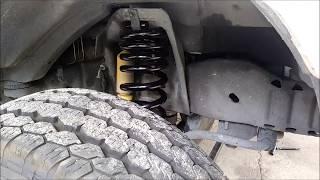 Ford E350 Front Coil Spring Change; Ride Height Adjustment