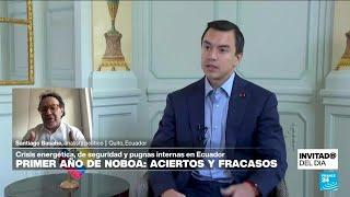 ¿Cuáles son los resultados del primer año de Gobierno de Daniel Noboa en Ecuador? • FRANCE 24