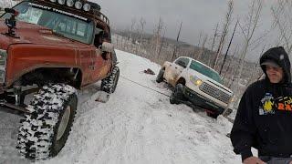 Toyota Gets Stuck In A Snow Storm!