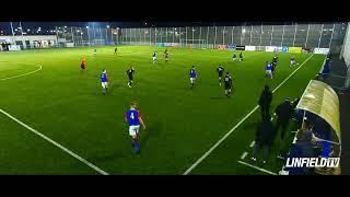 Braiden Graham Scores 3 for Linfield Swifts against Larne