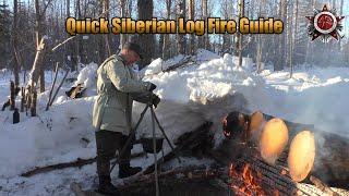 Siberian Survival Skills: Mastering Fire in Extreme Cold! #survival