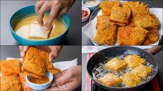 Trending Aloo Besan Toast Recipe | Bread Snacks | Easy Lunch/Tiffin Box Snacks | Bread Aloo Snacks