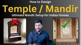 Perfect Temple Design for Indian Homes | Vastu + Budget Tips + Lighting Ideas + Common Mistakes