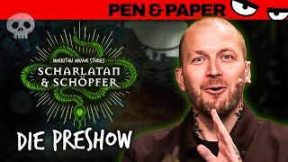 Pen & Paper MORRITON MANOR Scharlatan & Schöpfer | Die PreShow