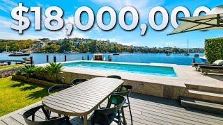 Inside this MASSIVE Waterfront Sydney Mansion For Sale in Cremorne, NSW | Mansion Tour Australia