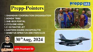 The Hindu Newspaper Today Analysis I Prepp Pointers | 30 August 2024 | UPSC Prelims 2024/25 |