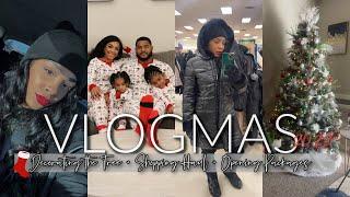 VLOGMAS  DAY 1 Decorate with me CHRISTMAS 2022 |Shawn really did it!! + Shopping Haul  |