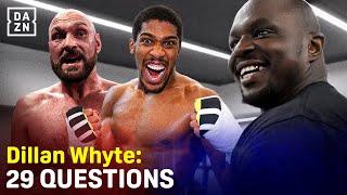 29 Fan Burning Questions with Dillian Whyte