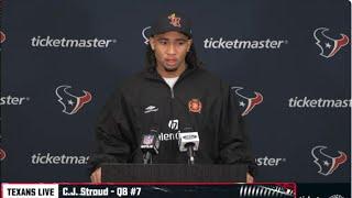 "Now it’s something to learn from. We grateful win or lose" - CJ Stroud after Texans loss to Vikings