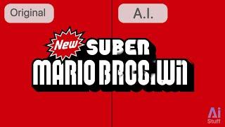 New Super Mario Bros Wii Title Screen Theme, but it's continued by an AI (Suno AI)