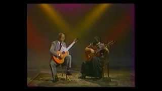 Rare Guitar Video (1973) E. Granados: Spanish Dance No.11 (Danza Espanola 11) - Evangelos & Liza