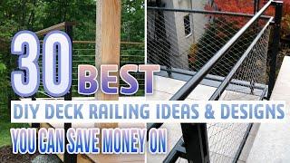 30 Best DIY Deck Railing Ideas and Designs You Can Save Money On