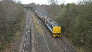 37425  37422 37716 37419 66425 ~ 0Z05 York Thrall to Crewe Coal Sidings 21/12/2023