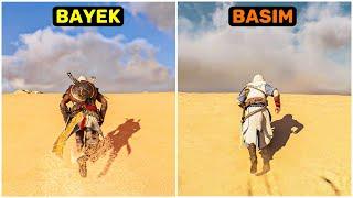 What happens if Bayek and Basim continuously Run in DESERTS of AC Origins and AC Mirage?