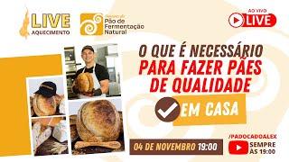 O que é necessário para fazer PÃES DE QUALIDADE em casa?