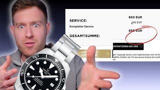 Watchmaker explains - How much does a WATCH service cost you? | Gezeitenpanther