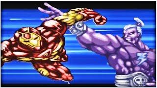 Marvel Super Heroes War of the Gems - All Bosses (Snes)