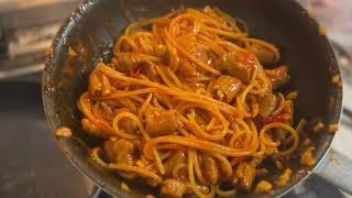 Where tradition and flavor collide | Spaghetti al Pomodoro con Trippa di Maiale