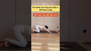 Simple movements, 100 times a day, can help you lose weight, even with a big belly!