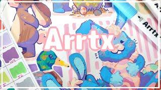 Painting with Pens || It's Easter?? || FT. ARRTX Acrylic Markers