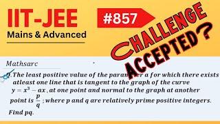 #857 Jee maths problem based on application of derivative. #iitjeemaths #iitjee #jee