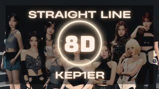 𝟴𝗗 𝗠𝗨𝗦𝗜𝗖 | KEP1ER - STRAIGHT LINE (Use headphones)