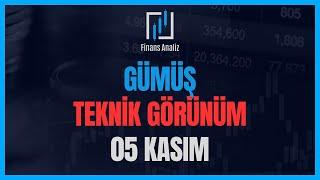 GÜMÜŞ TEKNİK GÖRÜNÜM | ONS GÜMÜŞ YORUMLARI | 05 KASIM