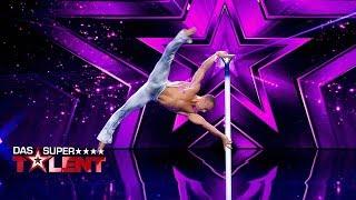 Sensationell! Akrobat scheint an der Pole-Stange zu schweben! | Das Supertalent vom 30.11.2019