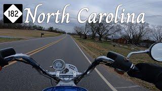 BMW R1200C Motorcycle, the original BMW Cruiser, on North Carolina 182.